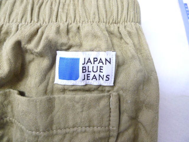 ◆JAPAN BLUE JEANS ジャパンブルー イージー シェフ パンツ 508428 JBPT10003S JP サイズL カーキ系　美_画像4