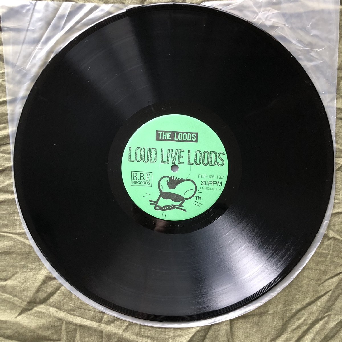 美盤 良ジャケ 1986年 オリジナルリリース盤 ルーズ Loods LPレコード ラウド・ライヴ Loud Live J-Rock 西村茂樹 鈴木浩司 Loud Machine_画像9