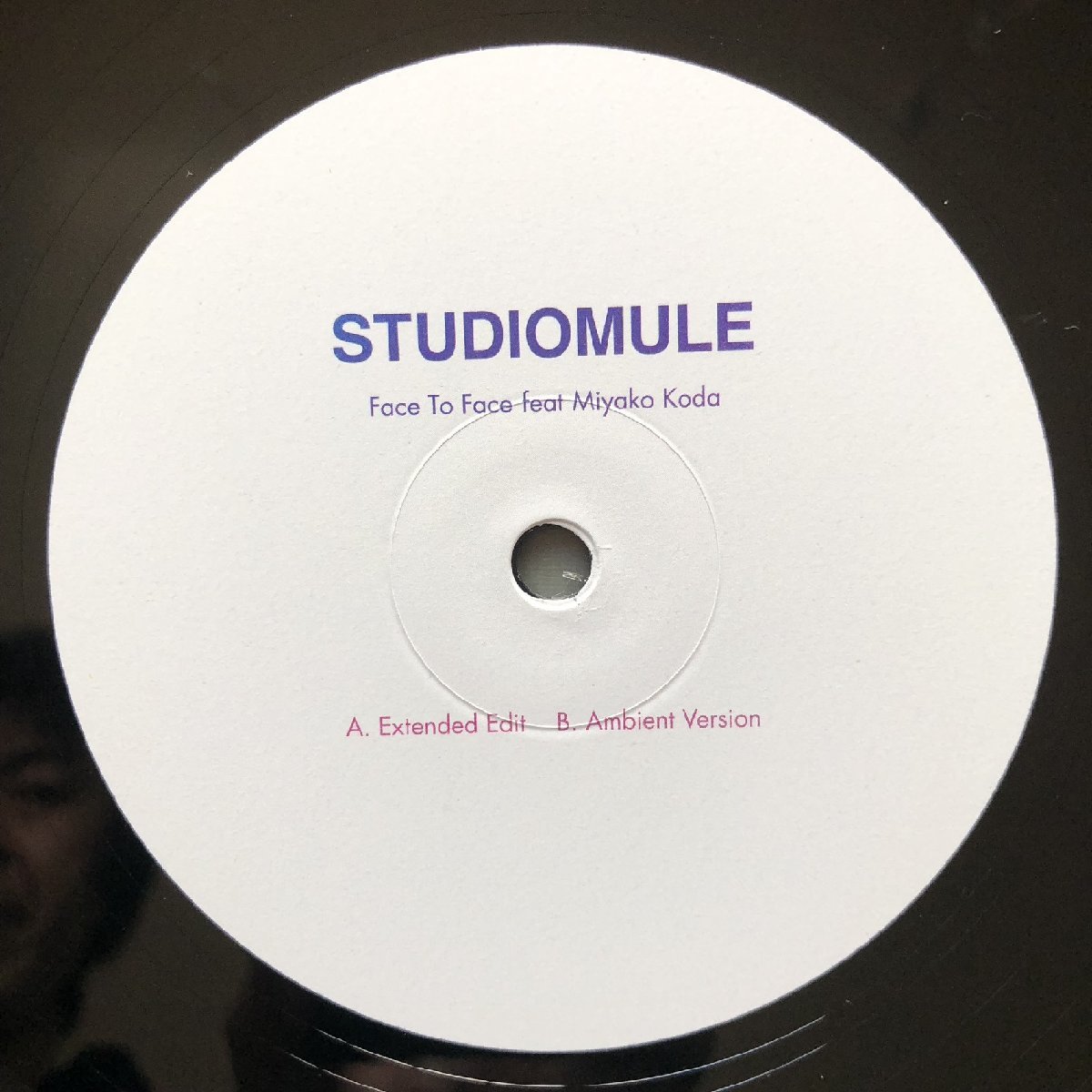 美盤 良ジャケ 激レア 2018年 スタジオミュール Studiomule (Toshiya Kawasaki) 12''EPレコード Face To Face 高橋邦之produce, 笹路正徳_画像7