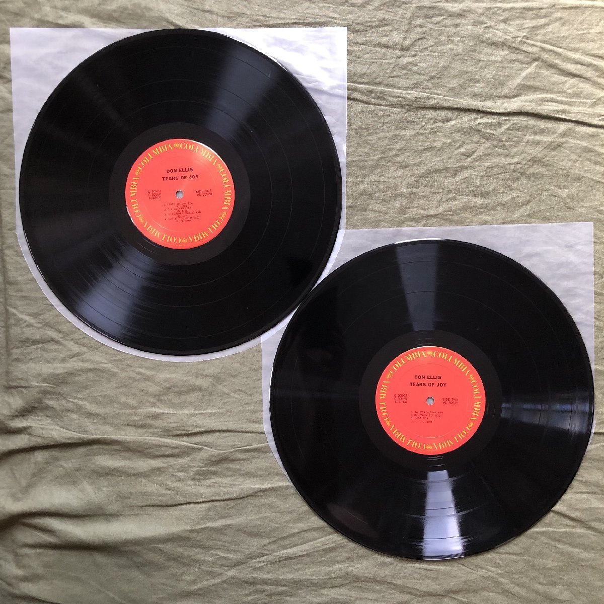 原信夫Collection 良ジャケ 1971年 G 30927 米国オリジナル盤 ドン・エリス Don Ellis 2枚組LPレコード Tears Of Joy: Dennis Parker_画像8