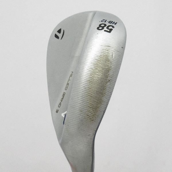 テーラーメイド MILLED GRIND ミルドグラインド3 クローム ウェッジ Dynamic Gold HT 【58-12】 シャフト：Dynamic Gold HT_画像6