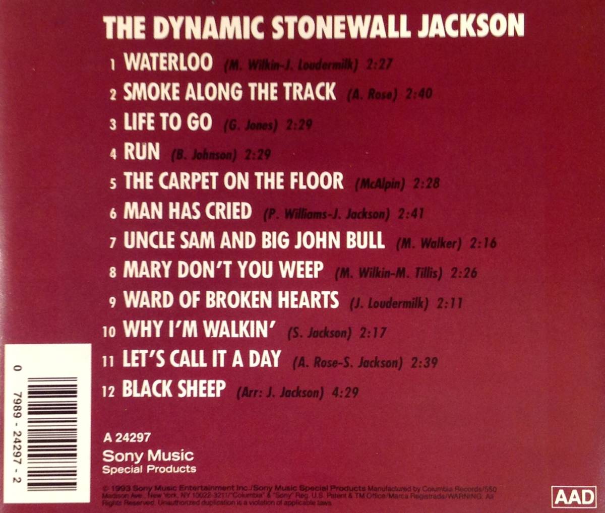 ヤフオク Cd 輸入盤 The Dynamic Stonewall Jackson スト