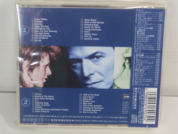CD05/2枚組美品　デビッド・ボウイ「ザ・シングルス・コレクション」/TOCP-8879-80　David Bowie_画像2