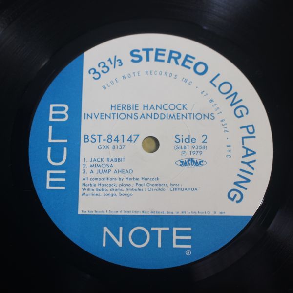 Y01/LP/帯付 ハービー・ハンコック/Herbie Hancock - Inventions And Dimensions/GXK8137の画像8
