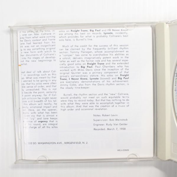 CD05/JAZZ/Kenny Burrell & John Coltrane/ケニー・バレル&ジョン・コルトレーン_画像3