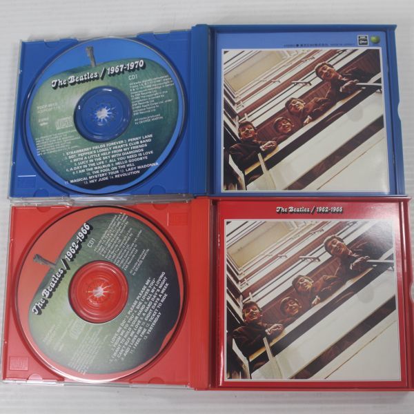 CD05/美品/The Beatles【1962年-1966年】【1967年-1970年】2枚組 計2点 赤盤 青盤 ザ・ビートルズ_画像4