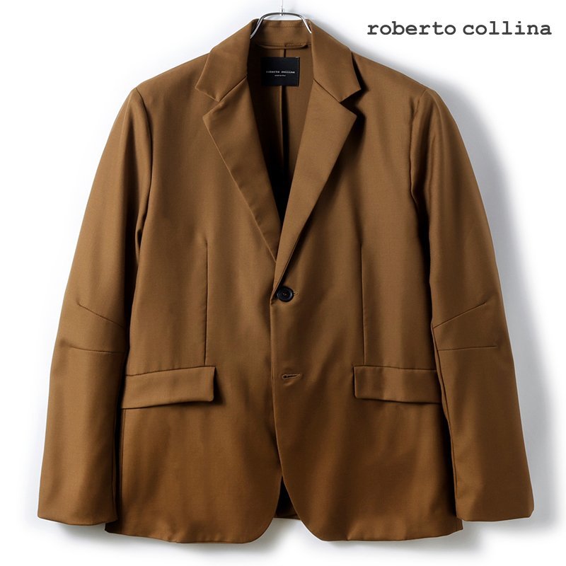 ◆【roberto collina(ロベルトコリーナ)/ウールサージ2Bジャケット (RM60011)】[rbc2361051-48]_画像1