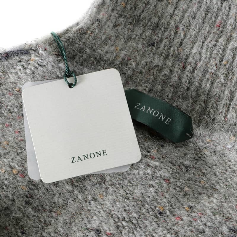 ◇【ZANONE(ザノーネ)/秋冬/アルパカ混ミドルゲージアーガイル柄