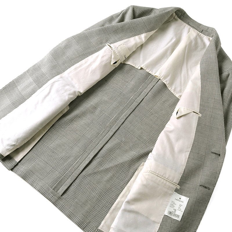 ◆【LARDINI(ラルディーニ)/秋冬/ウールコットングレンチェック柄2Bスーツ】[ldn2360441-50]_画像4