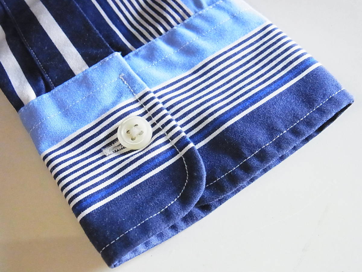  beautiful regular goods RALPH LAUREN Ralph Lauren multi stripe long sleeve shirt blue size 11