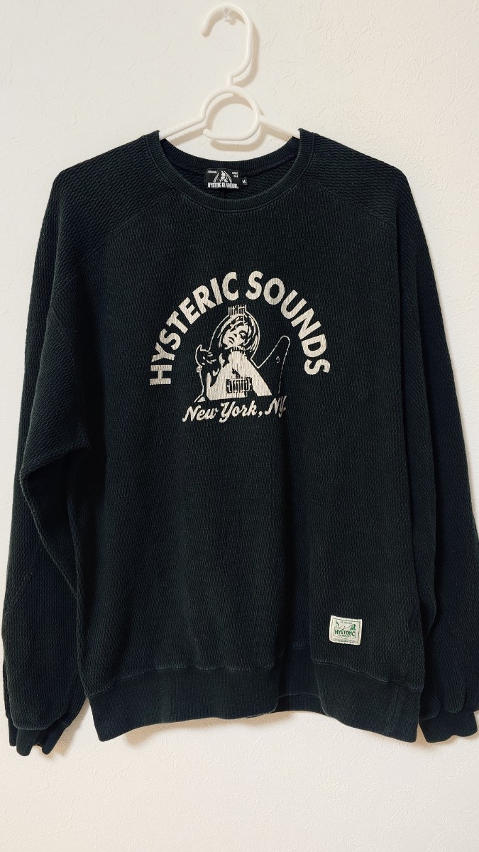 気質アップ】 ヒステリックグラマー HYSTERIC GLAMOUR トレーナー 黒