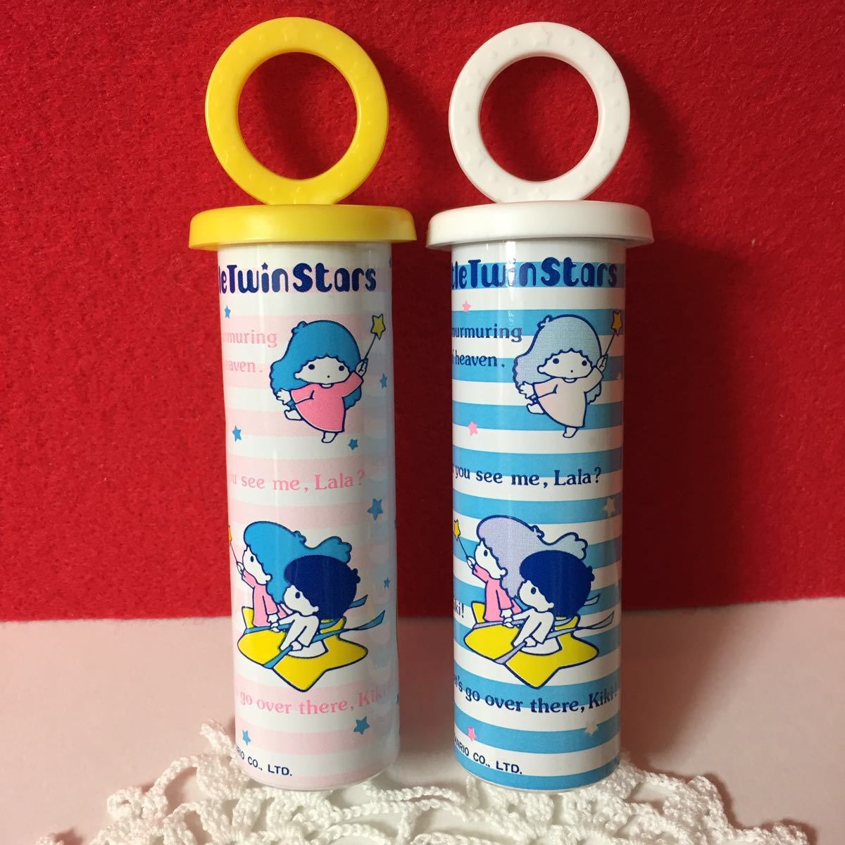 ki Kirara * Little Twin Stars * car - Bick pet *2 pcs set *1976 year * Showa Retro that time thing * Sanrio * ultra rare 