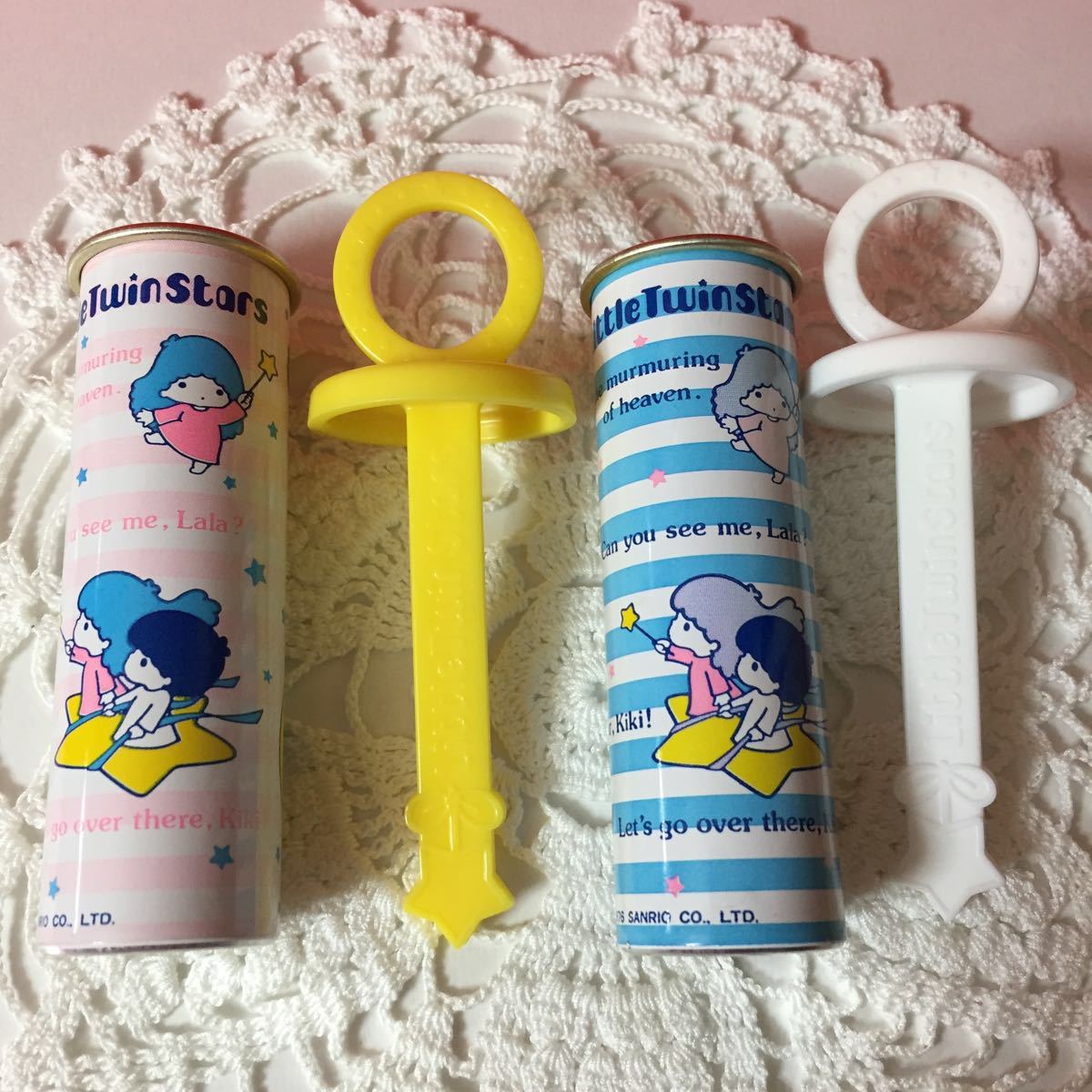 ki Kirara * Little Twin Stars * car - Bick pet *2 pcs set *1976 year * Showa Retro that time thing * Sanrio * ultra rare 