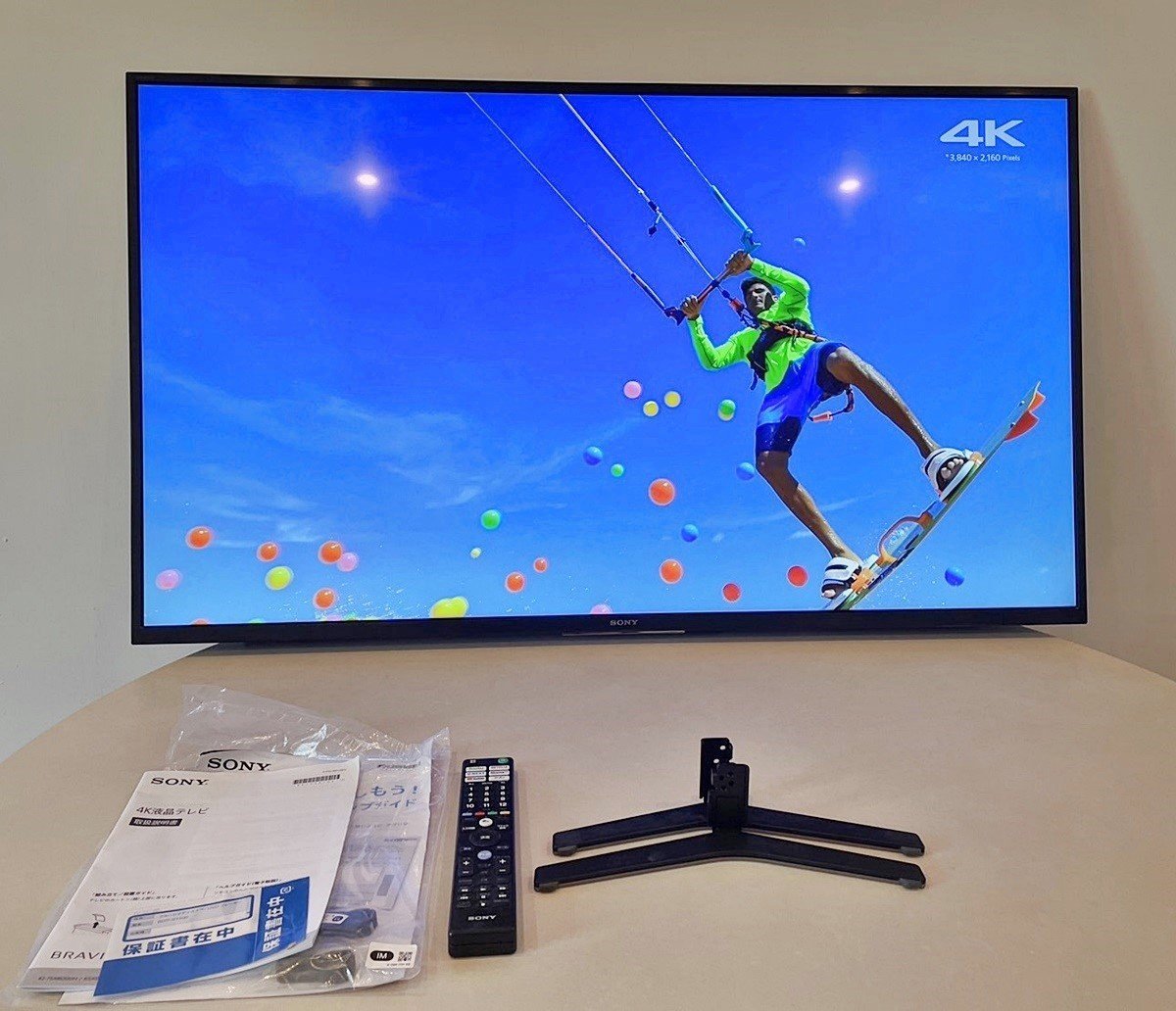 Yahoo!オークション - 【大阪】SONY 4K 液晶テレビ 49インチ/KJ-49...