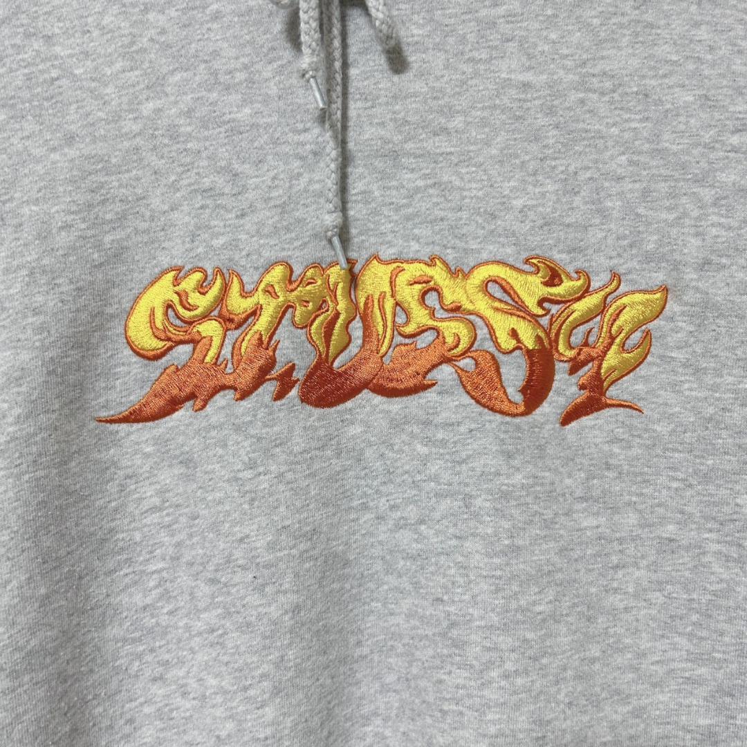 [ немедленно полная распродажа модель ] Stussy fire - вышивка Logo Parker трудно найти M