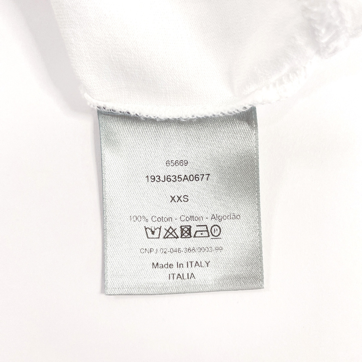 ディオール Dior 半袖Ｔシャツ KENNY SCHARF ケニーシャーフ ロゴTシャツ コットン100％ ホワイト サイズXXS メンズ_画像8