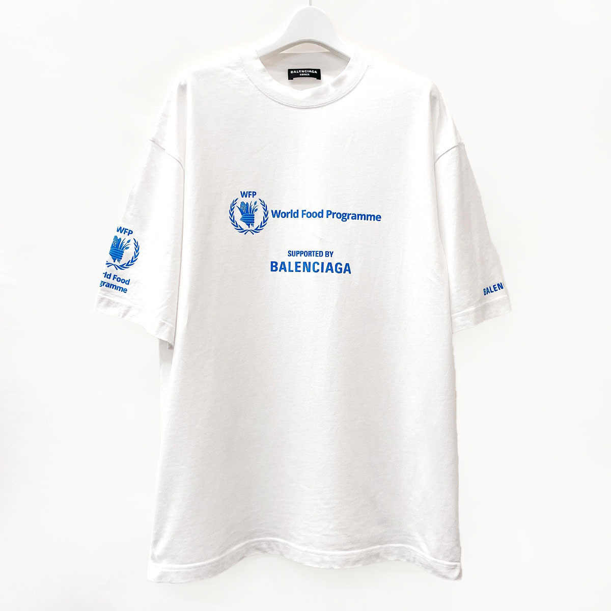 未使用品 バレンシアガ BALENCIAGA 半袖Ｔシャツ WFP MEDIUM FIT Tシャツ コットン100％ ホワイト サイズM 現行品