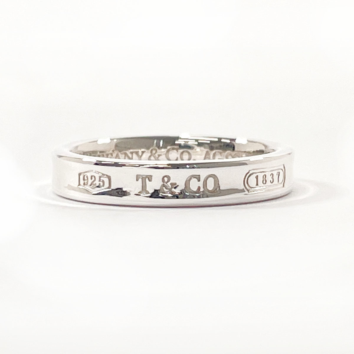 【同梱不可】 TIFFANY&Co. ティファニー 16号 リング・指輪 新品仕上げ済み ジュエリー アクセサリー シルバー925 ナロー 1837 シルバー