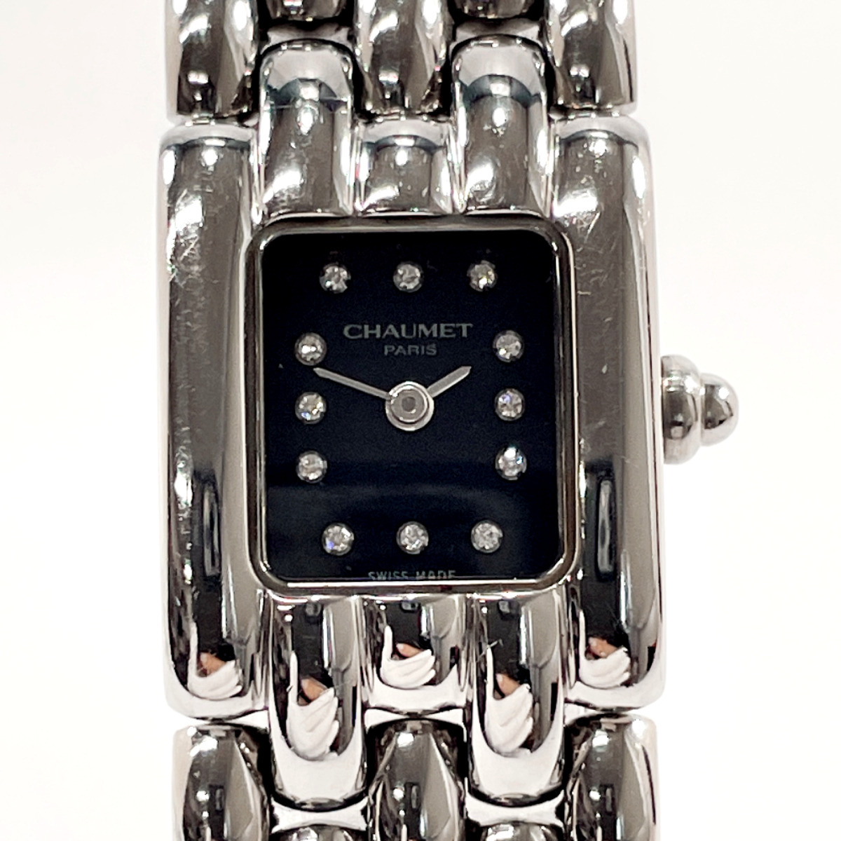 ショーメ Chaumet 腕時計 99341-045 ケイシス 12Pダイヤモンド ステンレススチール シルバー クオーツ