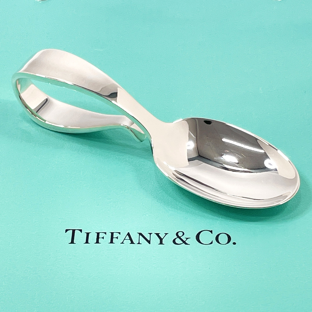 ティファニー TIFFANY&Co. 食器 ベビースプーン シルバー925 新品仕上げ済み_画像2