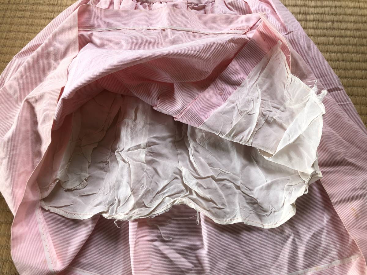 ハンドメイド　ピンクのミニスカート