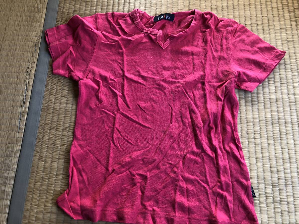 イーストボーイ　ピンクのTシャツ_画像1