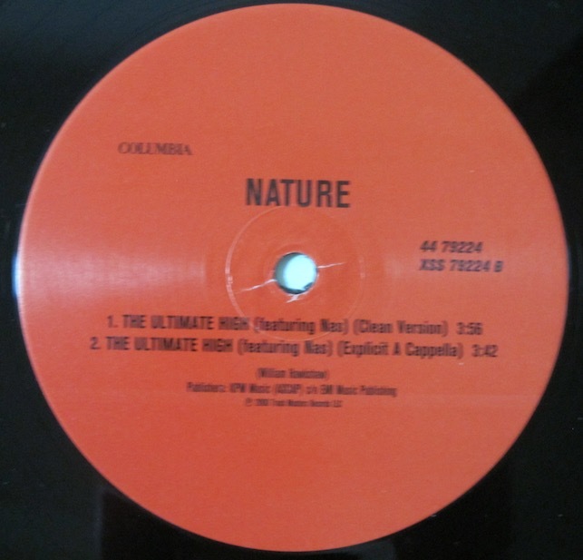 NATURE - THE ULTIMATE HIGH featuring NAS US盤12インチ (US / COLUMBIA / 2000年) (NAS / SKI)_画像5