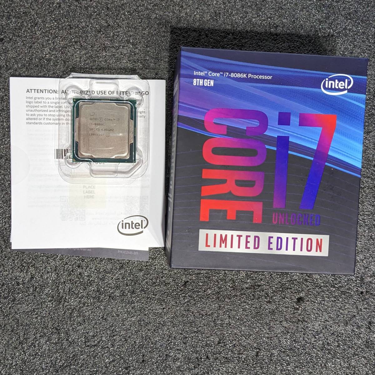 【中古】Intel Core i7 8086K [LGA1151 第8世代 CoffeeLake]