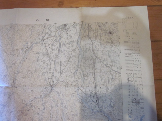 古地図 八尾  ５万分の1 地形図  ◆ 昭和４３年 ◆ 富山県 の画像5