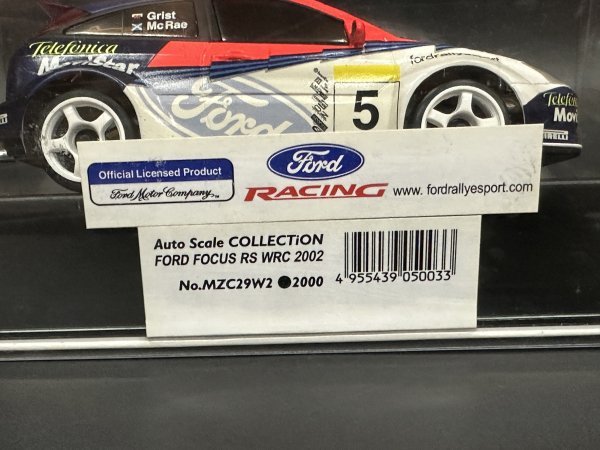 新品 超貴重の初期モデル フォード フォーカス RS WRC 2002 FORD MZC29W2 京商 ミニッツ オートスケールコレクション ASC_画像4