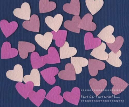  craft punch #S119[ Heart 1* pink series ]