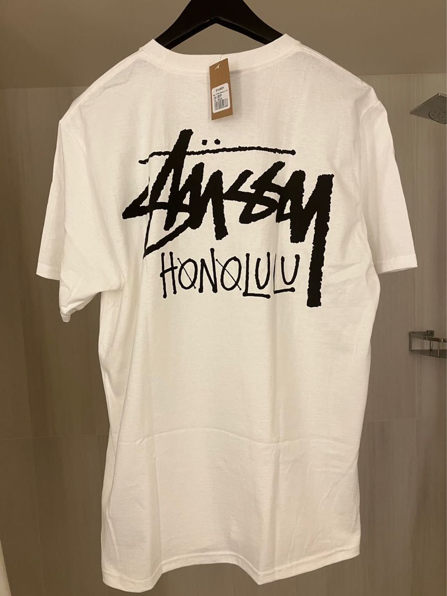 STUSSY ハワイ限定　ホノルルTシャツ白　sizeM