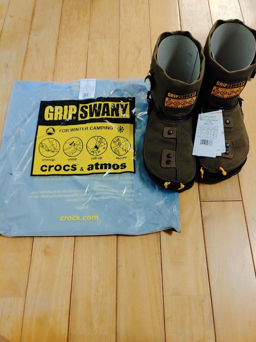 タグ付き・試着のみ GRIP SWANY crocs & atmos｜PayPayフリマ