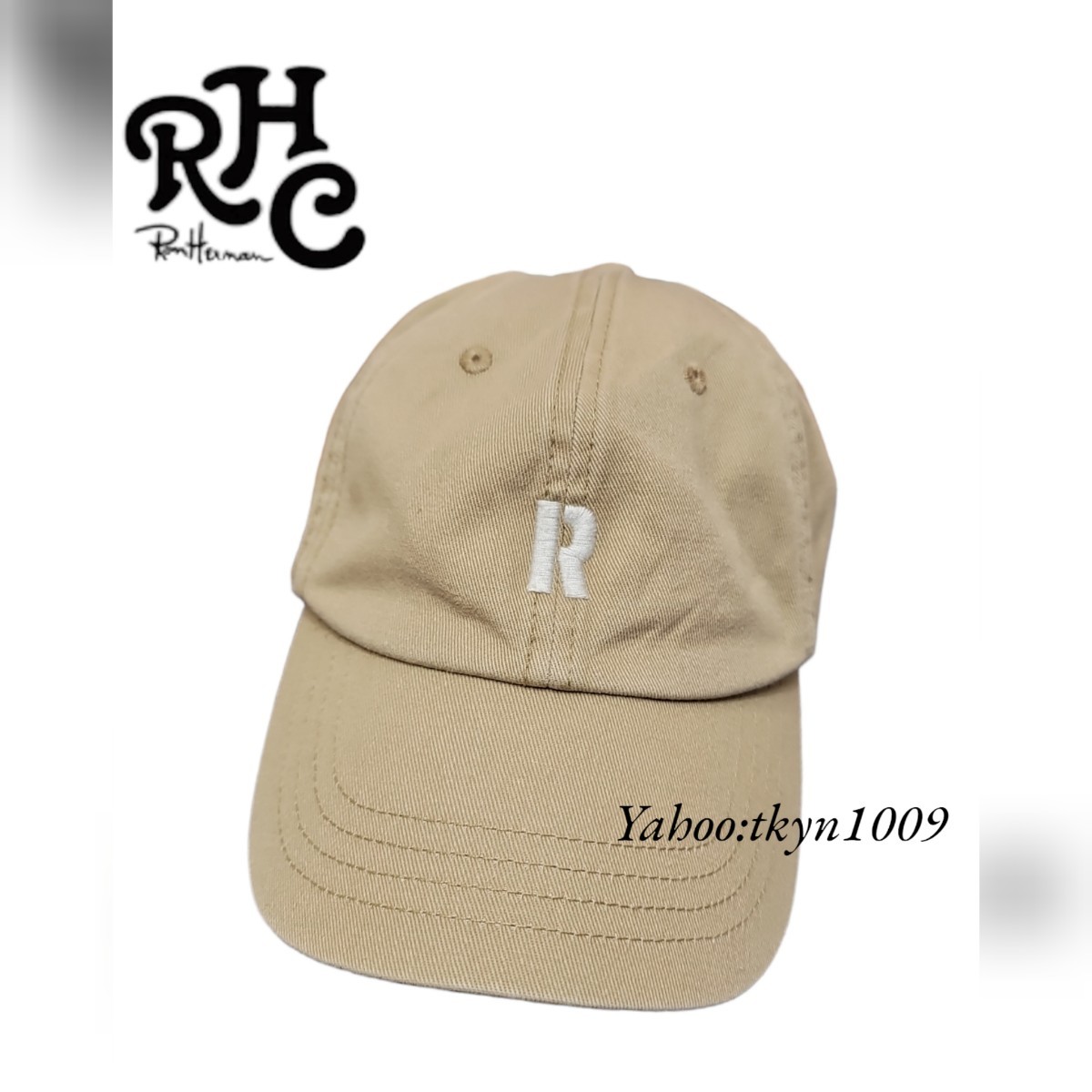 RHC RON HERMAN ロンハーマン R 刺繍ロゴ Logo キャップ 帽子 cap ユニセックス_画像1