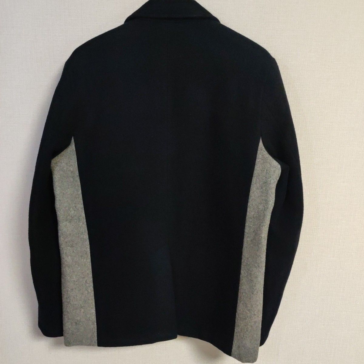 エフエーティーFATウールジャケット極美品　濃紺×グレー　サイズFAT(XL)