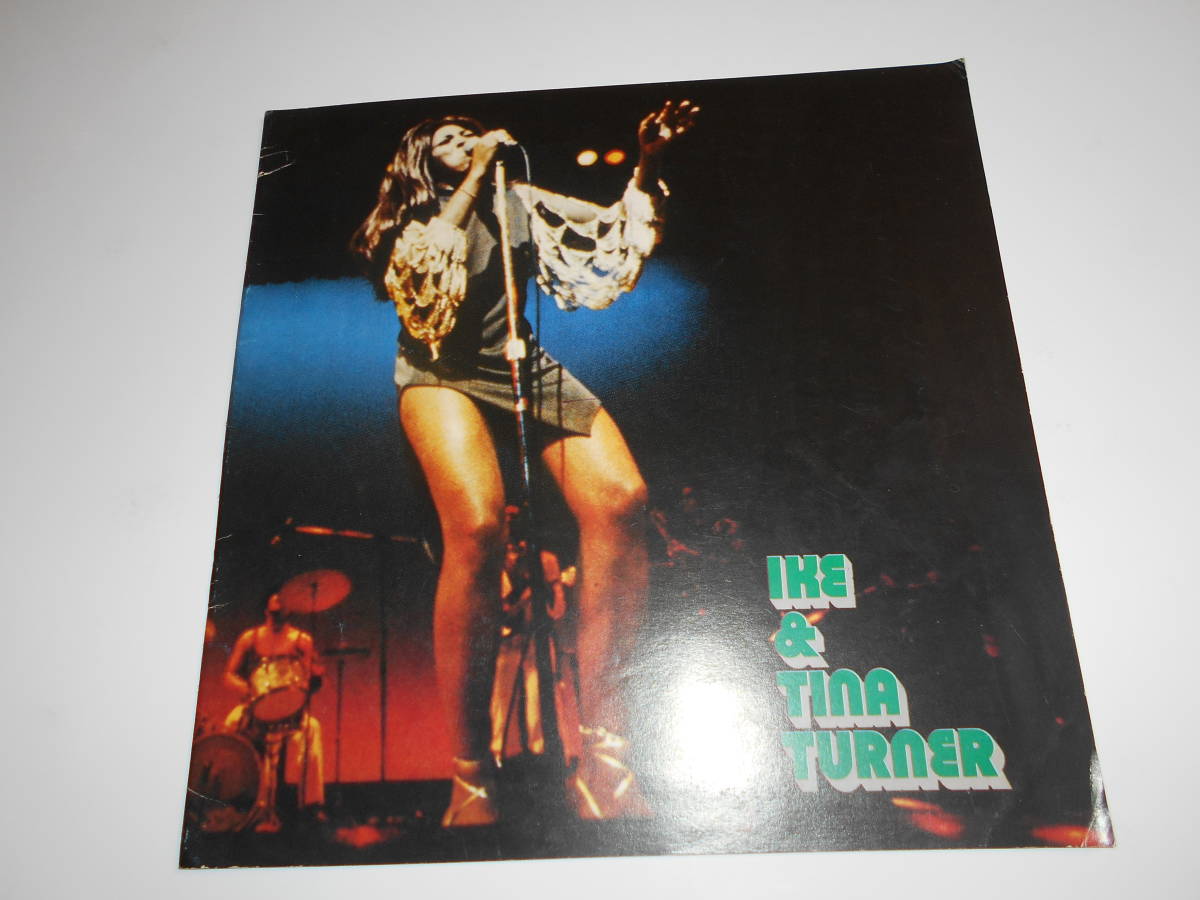 パンフレット プログラム(チラシ チケット半券)テープ貼 1973年73 IKE&TINA TURNER アイク&ティナターナー japan program book_画像1