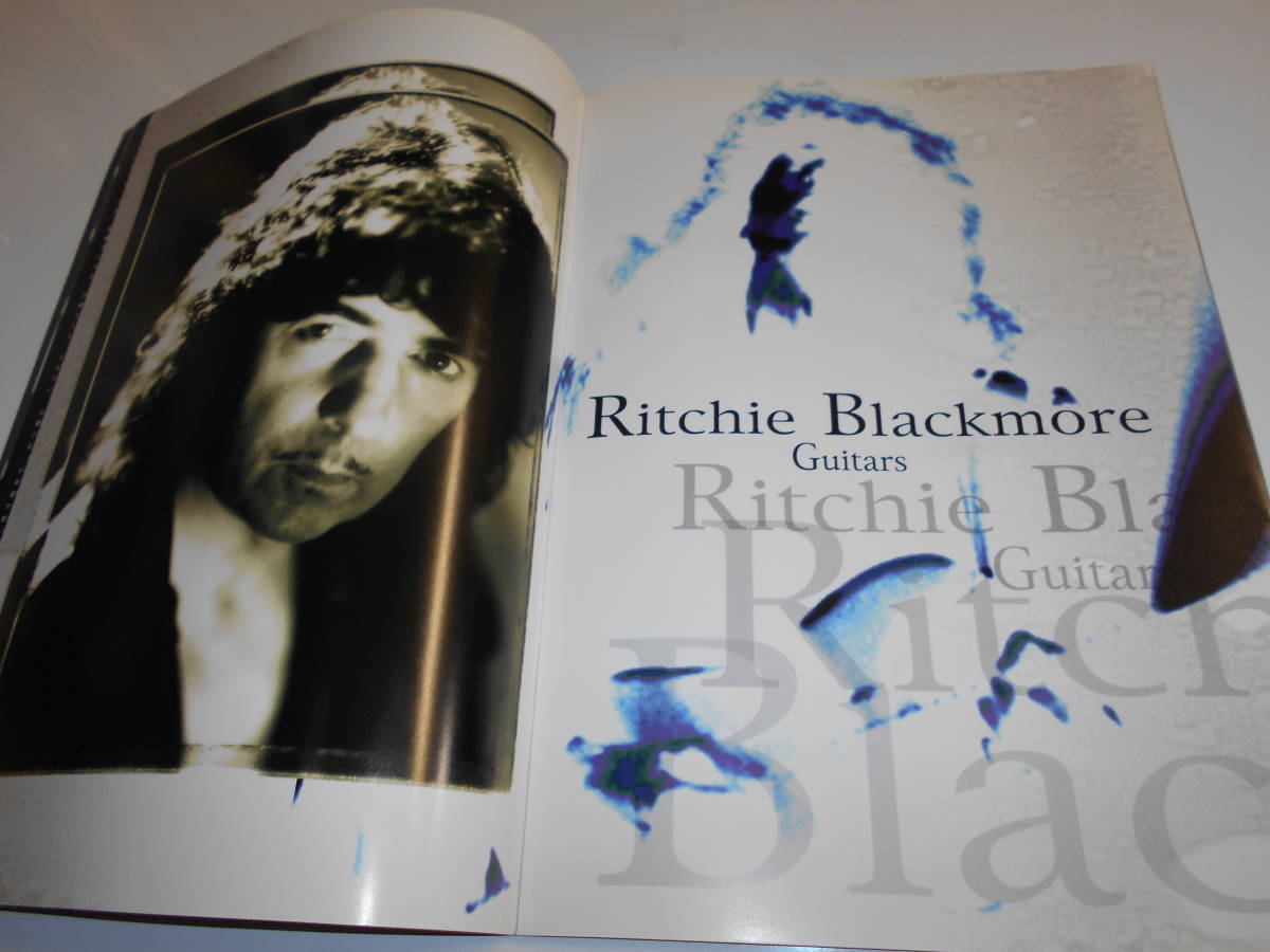 パンフレット プログラム チケット半券貼り リッチー・ブラックモアズ・レインボー Ritchie Blackmore's Rainbow 1995 program book_画像6