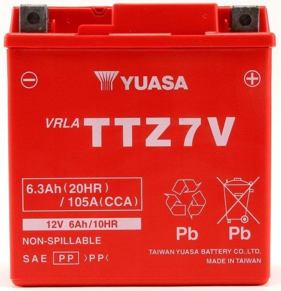 在庫有当日発送 充電済 台湾ユアサ（TAIWAN YUASA) TTZ7V GSユアサYTZ7V GTZ7V互換 NMAX125/155 TRICITY125/155 AEROX155_画像3