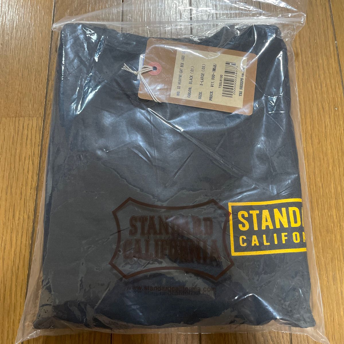 スタンダードカリフォルニア　ロングスリーブTシャツ/BLACK XL キムタク