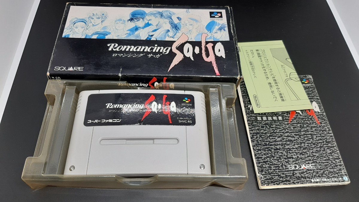 ロマンシングサガ romancing saga【動作確認済み】スーパーファミコン SFC204 箱付き【同梱可能】ソフト 希少 レア カセット ゲーム 貴重 _画像1