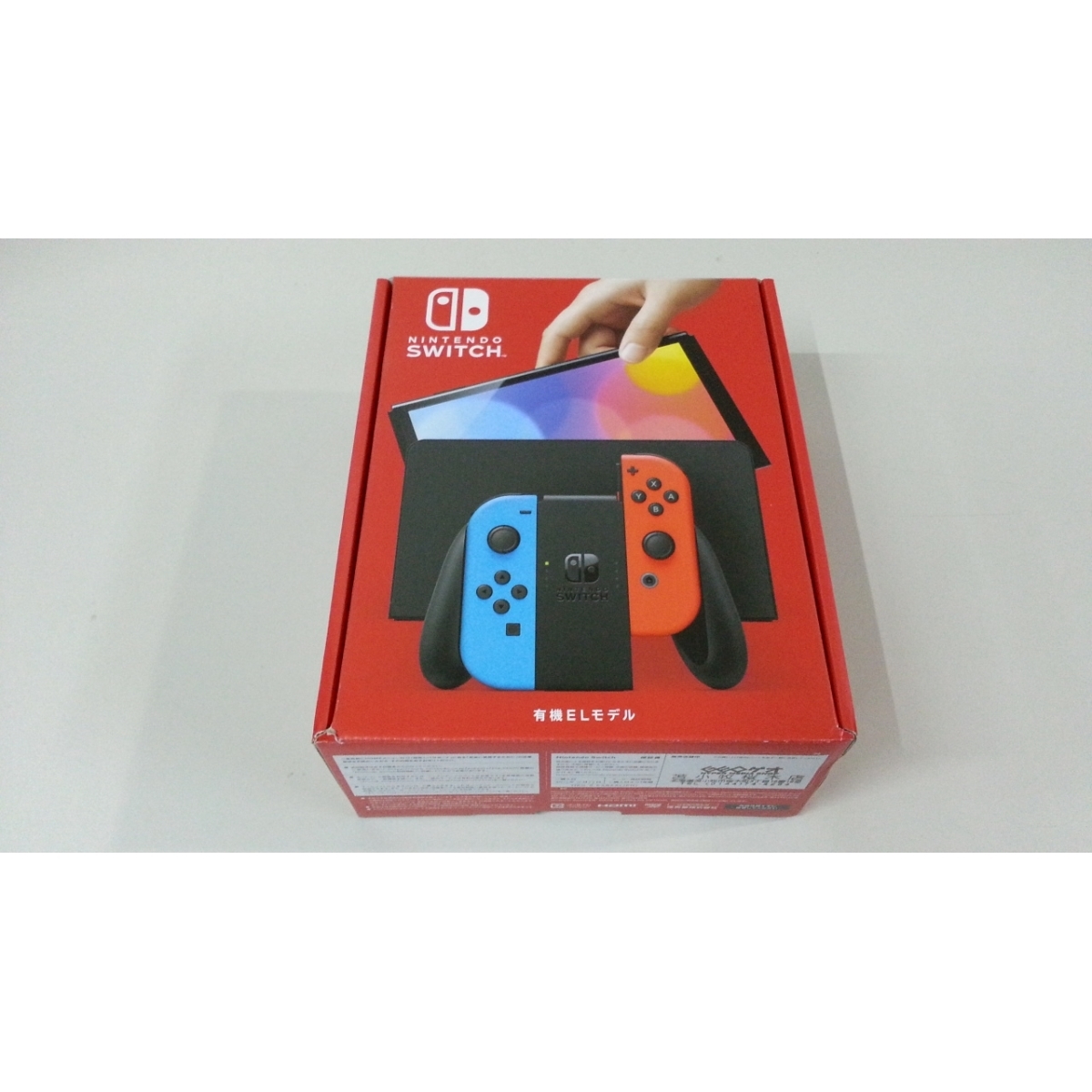 [27]NS　任天堂　Nintendo　Switch　本体　有機ELモデル　ネオンレッド/ブルー　開封済　通電確認済
