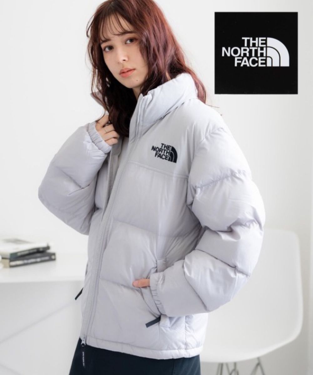 韓国限定ノースフェイス ヌプシ ダウン グレー Sサイズ THE NORTH FACE