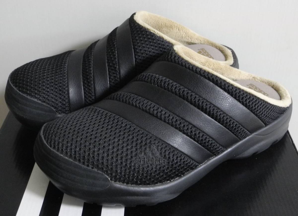 新品 トアロ 2015年製 JP27.5cm 黒 AQ4927 生産終了 サンダル クロッグ adidas toalo fit form 低反発インソール ブラック ボア_画像4