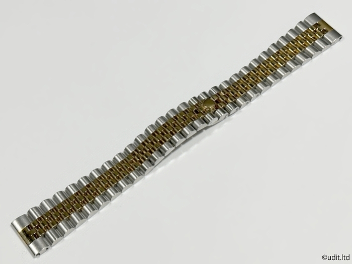  rug width :20mmjubi Lee bracele strut wristwatch belt combination Gold metal breath [ Rolex ROLEX correspondence ]