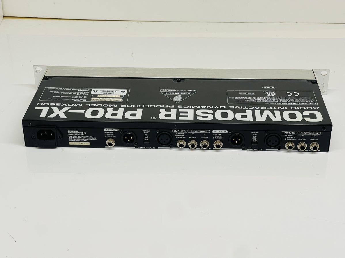 BEHRINGER べリンガー COMPOSER PRO-XL MDX2600 通電確認のみ 現状品 管理番号09231_画像6