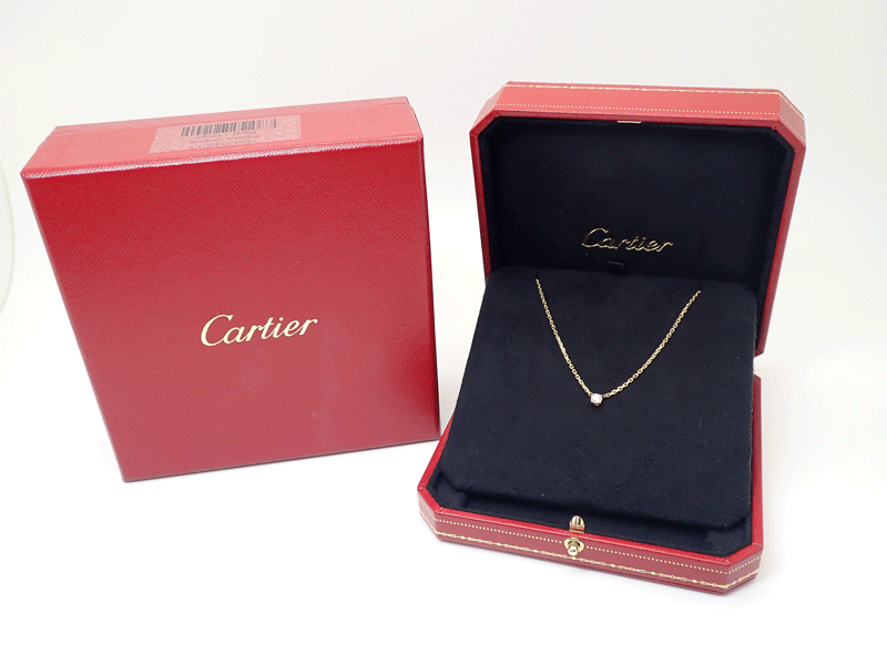 カルティエ Cartier ラブサポート 1895 ネックレス ダイヤモンド N7424206 0.23ct前後位　YG　イエローゴールド　美品　送料無料！！