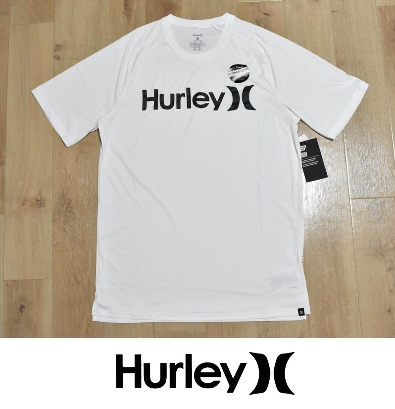 【即決】新品 Hurley ハーレー ドライフィット ラッシュガード M UPF50+ 速乾 MKSSLY86 ◆_画像1