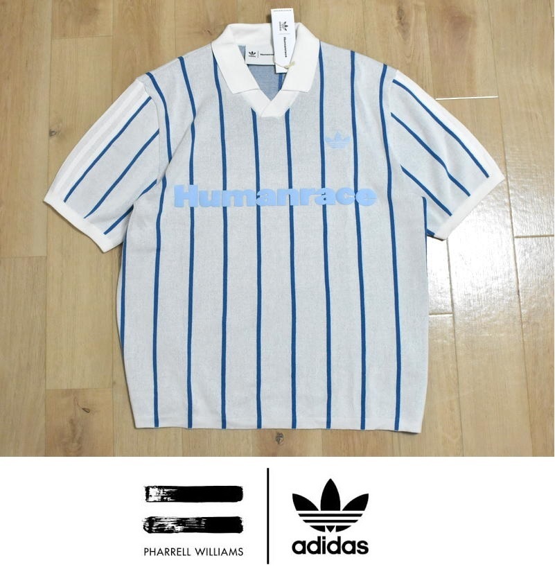 【送料無料】新品 adidas × ヒューマンレース ニットジャージ ユニフォーム M HU1104 ★