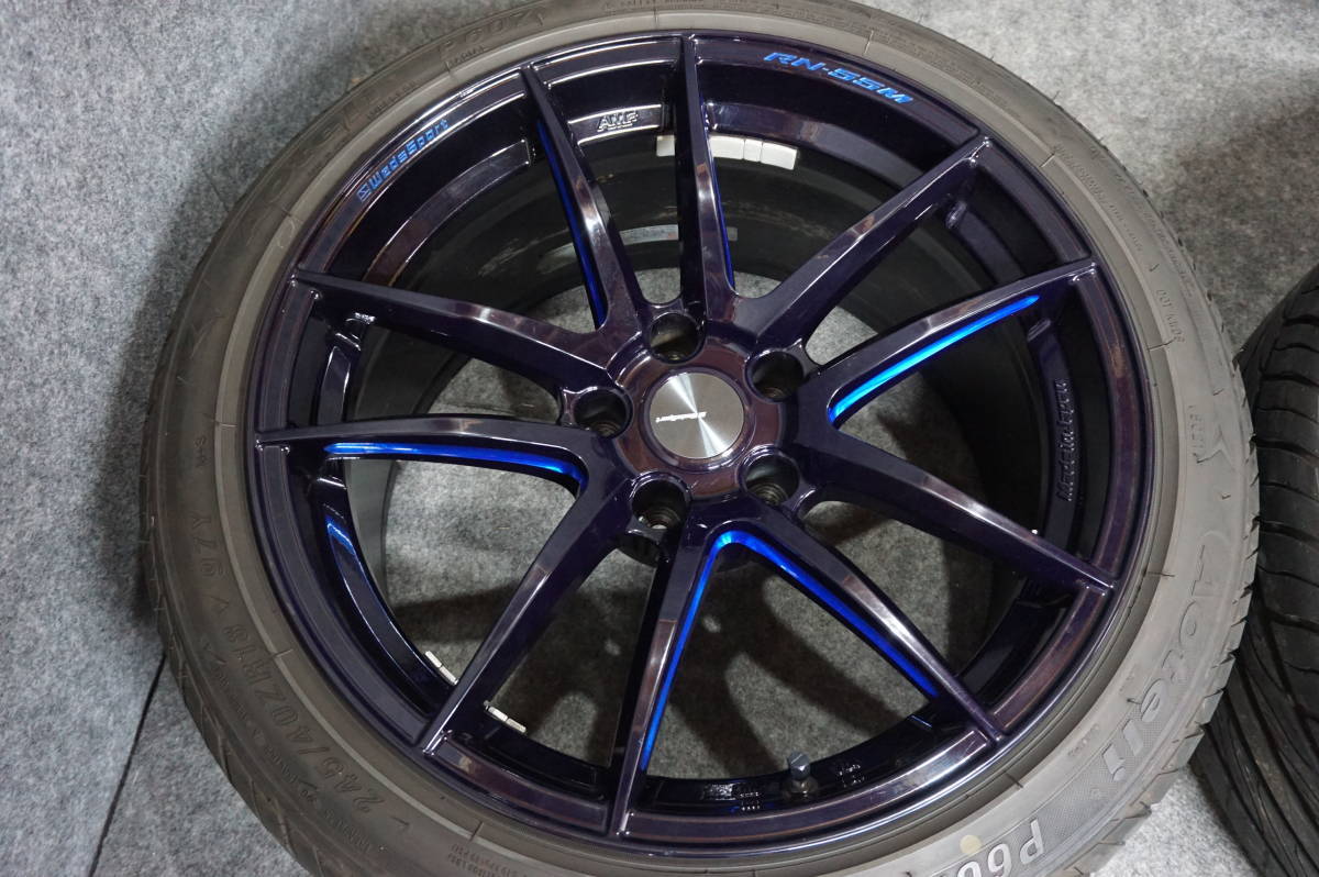 ウェッズスポーツ RN-55M 19インチ 10.5J +22 18インチ 9.5J +25 114.3