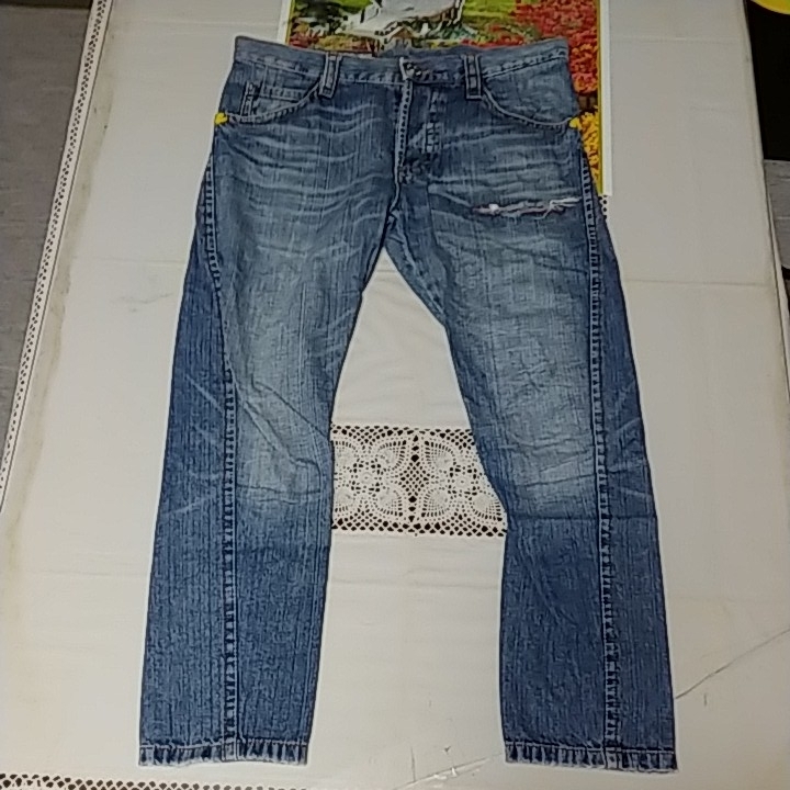 Dsquared2 ディースクエアード クロップド リペア デニムパンツ size 40